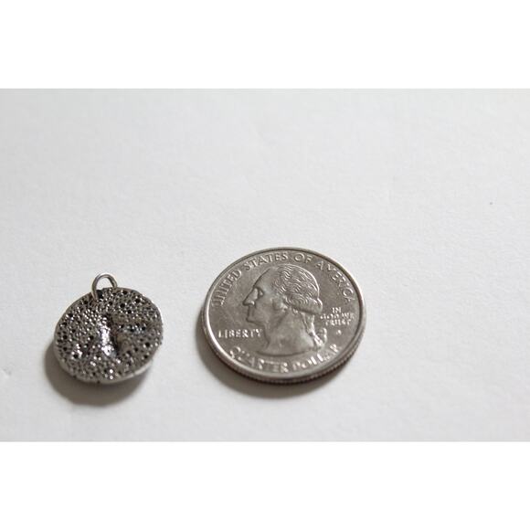 Sterling Silver Ancient Bee Coin Charm - Picture 3 of 3